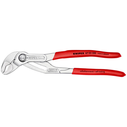 Pinze per pompe dell'acqua KNIPEX Cobra(R) Lunghezza 250 mm Larghezza di serraggio 46 mm ( 4000810650 )