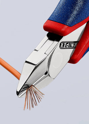 KNIPEX Electronics diagonal cutters length 115 mm shape 3 ( 4000810749 )