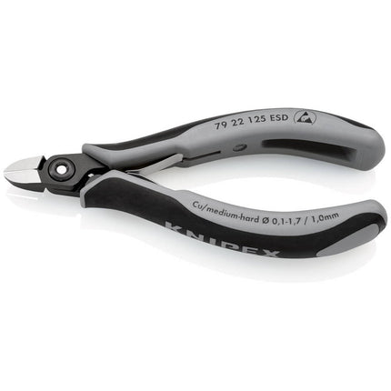 Frese diagonali per elettronica di precisione KNIPEX lunghezza 125 mm forma 2 ( 4000810830 )