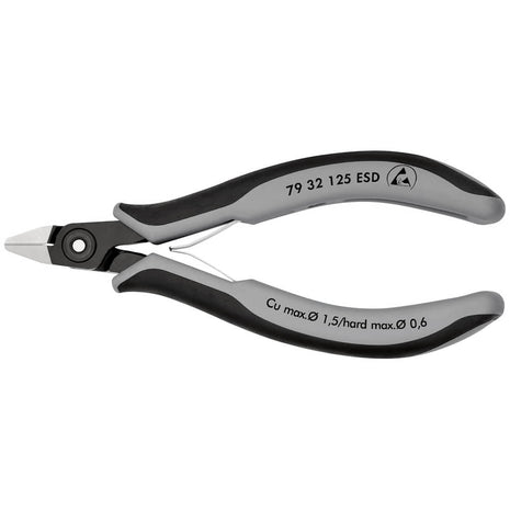 Frese diagonali per elettronica di precisione KNIPEX lunghezza 125 mm forma 3 ( 4000810831 )