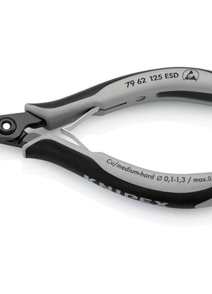 KNIPEX precision electronics diagonal cutters length 125 mm shape 6 ( 4000810841 )