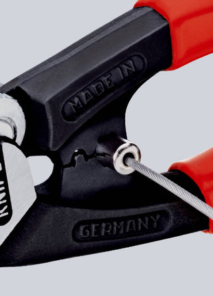 KNIPEX wire rope cutter length 190 mm ( 4000795068 )