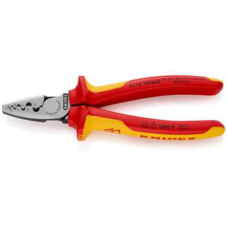 Pinze per capicorda KNIPEX lunghezza totale 180 mm ( 4000795285 )