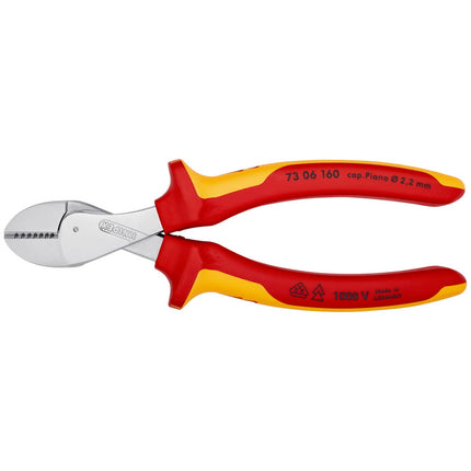 Frese diagonali compatte KNIPEX X-Cut(R) lunghezza 160 mm ( 4000810949 )