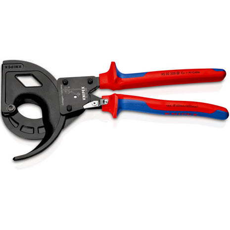 Cortacables KNIPEX longitud total 320 mm máx. 60 (600 mm²) mm (4000810939)
