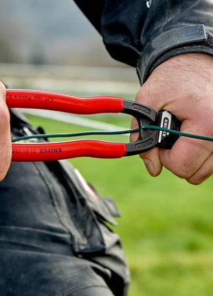 KNIPEX compact bolt cutters CoBolt(R) length 250 mm plastic coating ( 4000810845 )