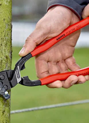KNIPEX compact bolt cutters CoBolt(R) length 250 mm plastic coating ( 4000810846 )