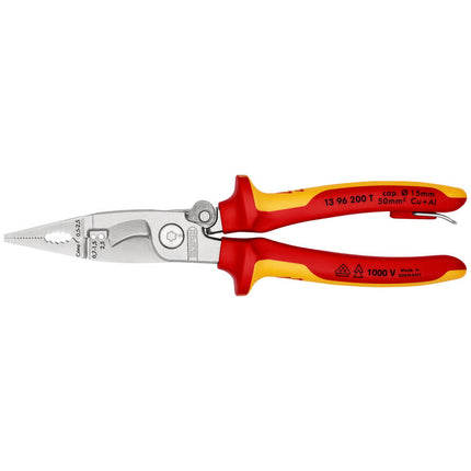 KNIPEX Pince d'installation électrique  longueur 200 mm VDE ( 4000810294 )