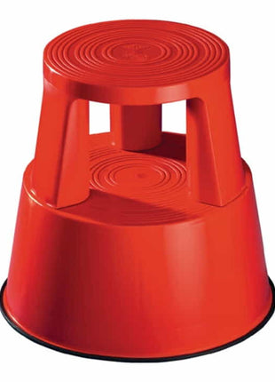 WEDO Tabouret roulant  plastique rouge ( 9000460151 )