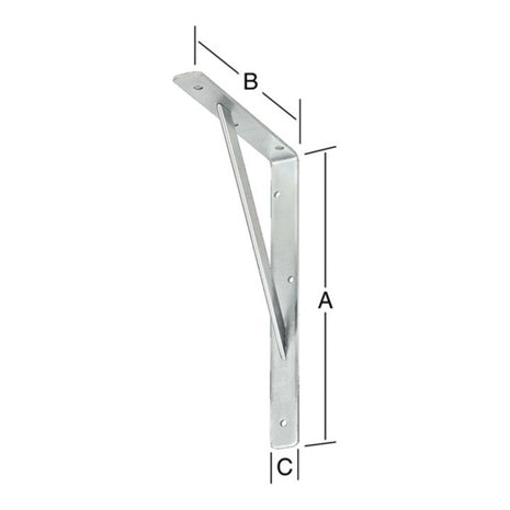 VORMANN bar bracket Length 400 mm Height 250 mm Width 30 mm ( 3000272096 )