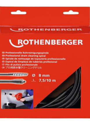 ROTHENBERGER spiral tool ROSPIMATIC length 7.5 m spiral-Ø 8 mm ( 8000739564 )