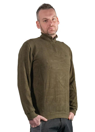 Toolbrothers Quart de pull-over zippé Casual Fit - AUTUMN COLLECTION Farbe Concrete Grey Gre S