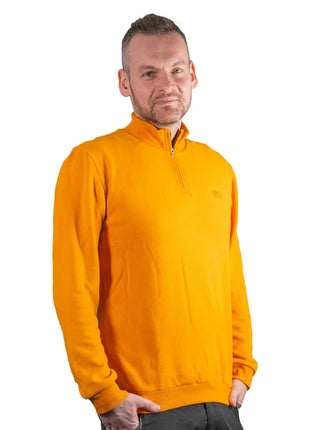 Toolbrothers Quart de pull-over zippé Casual Fit - AUTUMN COLLECTION Farbe Concrete Grey Gre S