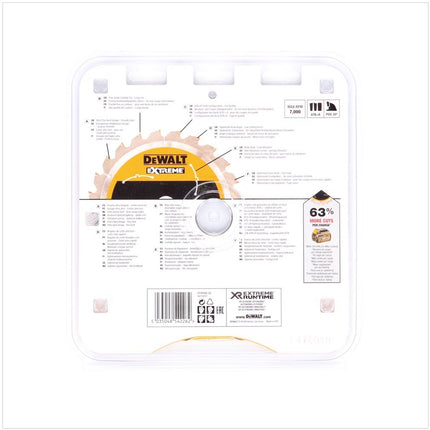 Dewalt DT 99566 XR FlexVolt Handkreissägeblatt 210 mm / 30 mm mit 36 Zähnen - Toolbrothers
