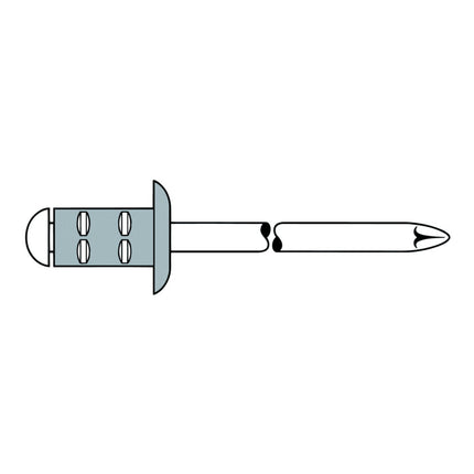 GESIPA Blindniet PolyGrip® Nietschaft d x l 3,2 x 8 mm ( 4000813765 )