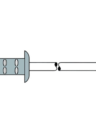 GESIPA blind rivet PolyGrip(R) rivet shank d x l 4 x 10 mm ( 4000813767 )