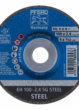 PFERD cutting disc SG STEEL D125x2.4mm cranked ( 4000841311 )