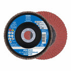 PFERD flap disc POLIFAN A-COOL SG INOX+ALU Ø 125 mm grain size 60 conical ( 4000842099 )