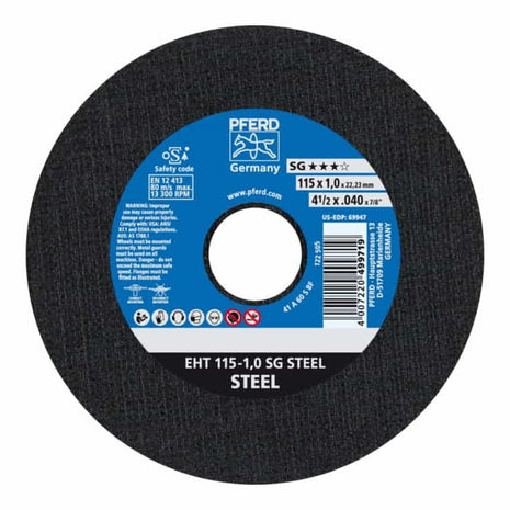 PFERD cutting disc SG STEEL D115x1mm straight ( 4000841250 )