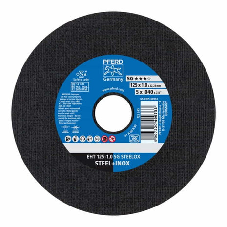 PFERD cutting disc SG STEELOX D125x1mm straight ( 4000841256 )