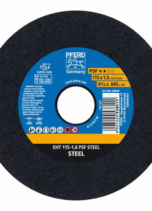 PFERD Disque à tronçonner PSF STEEL D125x1 mm droit ( 4000841282 )