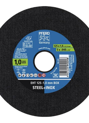 PFERD Cutting disc START STEELOX D125x1mm straight ( 4000843173 )