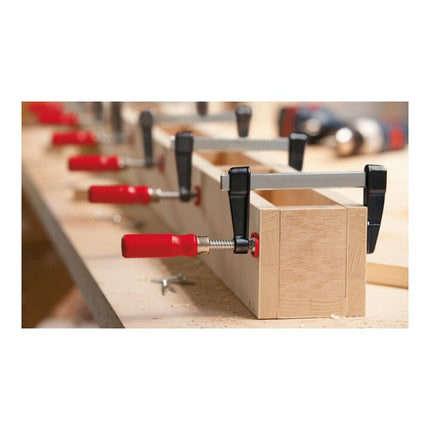 BESSEY Presse à vis de serrage en fonte moulée LM envergure 150 mm col de cygne 50 mm ( 4000831252 )