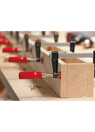 BESSEY morsetto a vite pressofuso LM Larghezza di serraggio 200 mm Sporgenza 50 mm ( 4000831254 )