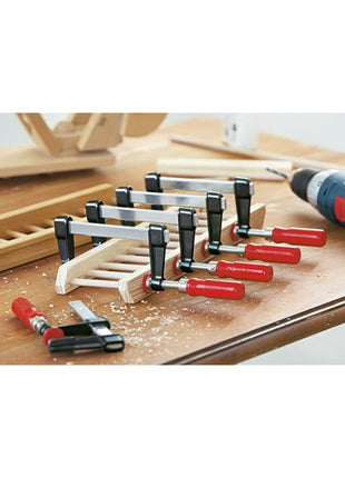 BESSEY morsetto a vite pressofuso LM Larghezza di serraggio 200 mm Sporgenza 50 mm ( 4000831254 )
