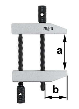 BESSEY Morsetto a vite parallela PA Larghezza di serraggio 60 mm ( 4000831578 )