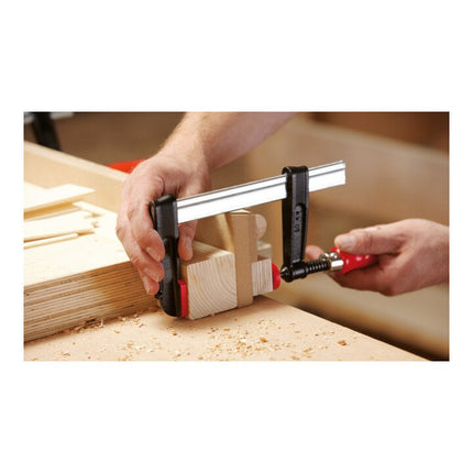 BESSEY Serre-joint en fonte malléable TPN envergure 250 mm col de cygne 120 mm ( 4000831603 )
