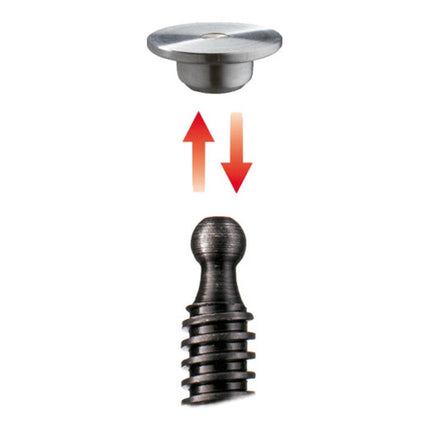 BESSEY Serre-joint en fonte malléable TGK-2K envergure 800 mm col de cygne 120 mm ( 4000831767 )