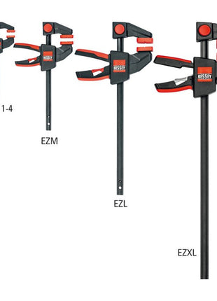 BESSEY one-handed clamp EZ Clamping width 150 mm ( 4000831641 )