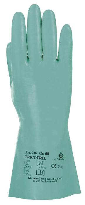 HONEYWELL Gant de protection chimique Tricotril 736 taille 10 vert ( 4000371751 )