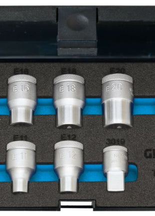 GEDORE socket spanner set TX 19 E-09 9-piece ( 4000821549 )