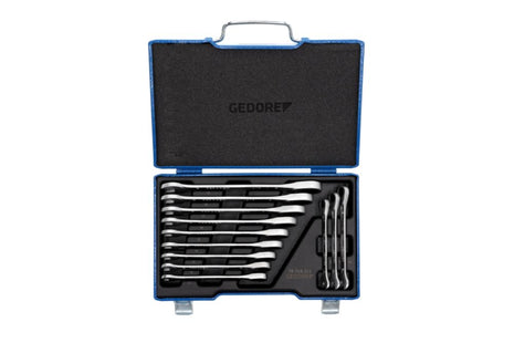 GEDORE ratchet spanner set 7 R-012 12-piece spanner widths 8-19 mm ( 4000821989 )