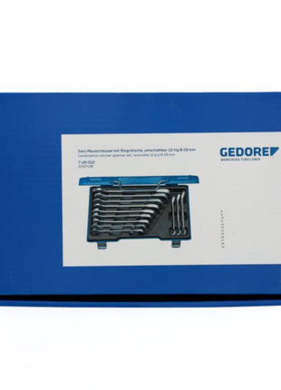 GEDORE ratchet spanner set 7 UR-012 12-piece spanner widths 8-19 mm ( 4000821990 )