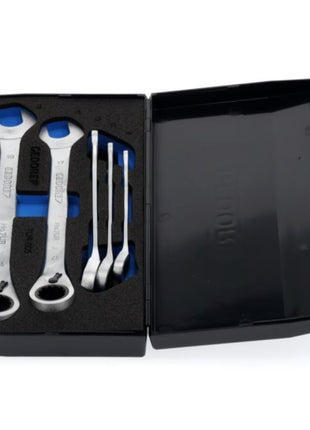 GEDORE ratchet spanner set 7 UR-005 5-piece spanner widths 8-19 mm ( 4000880491 )