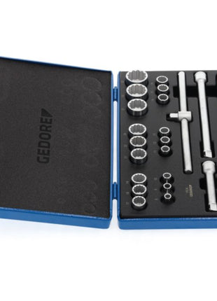 GEDORE socket spanner set D19 EMU-20 23-piece 1/2 ″ ( 4000880523 )