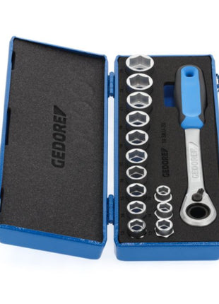 Set di chiavi a bussola GEDORE 19 SKU-20 14 pezzi 1/2 ″ ( 4000880518 )