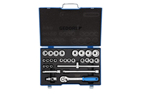 GEDORE socket spanner set 19 VMU-10 28-piece 1/2 ″ ( 4000880520 )