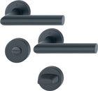 HOPPE Escutcheon set Amsterdam E1400Z/42KV/42KVS Stainless steel F9714M ( 3000209763 )