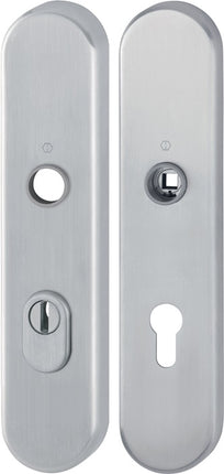 HOPPE coppia di piastre lunghe E3332ZA/3310 opaco F69 ( 3000209805 )