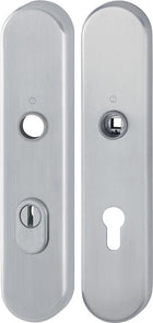 HOPPE coppia di piastre lunghe E3332ZA/3310 opaco F69 ( 3000209805 )