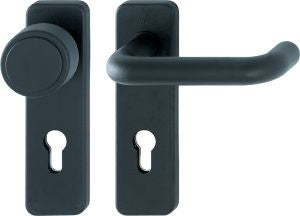 Set de protección contra incendios HOPPE Paris FS-K58 / 202K / 138 plástico F9005M D/K (3000251117)