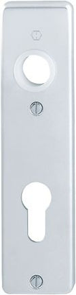 HOPPE coppia piastra posteriore corta 202KP alluminio F1 ( 3000252138 )