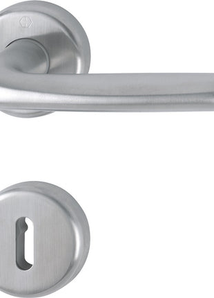 HOPPE escutcheon set Cardiff E1850Z/17KV/17KVS stainless steel F69 ( 3000252227 )