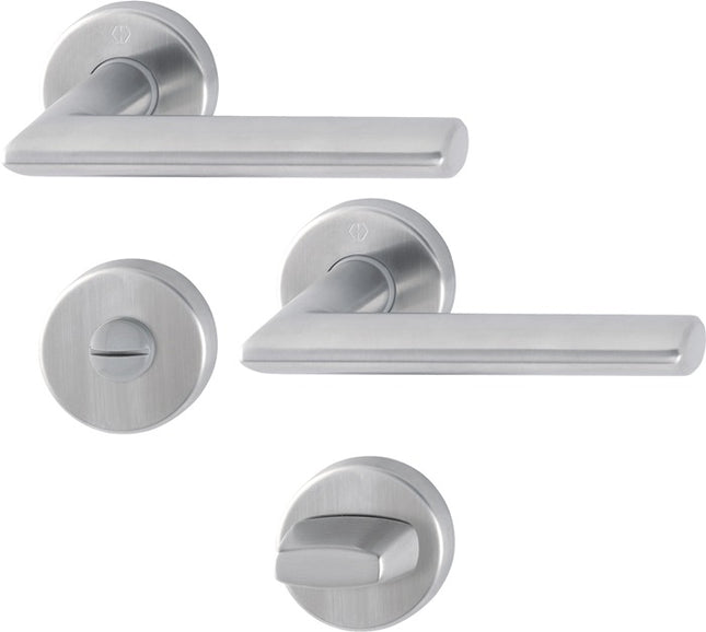 HOPPE Rosettengarnitur Stockholm E1140Z/42KV/42KVS Edelstahl F69 ( 3000252132 )