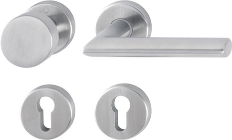 Juego de rosetas HOPPE Stockholm E58/42KV/42KVS/1140Z acero inoxidable F69 (3000252354)