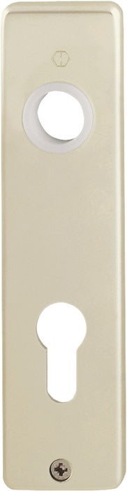 HOPPE coppia di piastre posteriori corte 202KP/AP alluminio F2 ( 3000252142 )